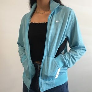 NIKE TRACK JACKET Full Zip Up Blue